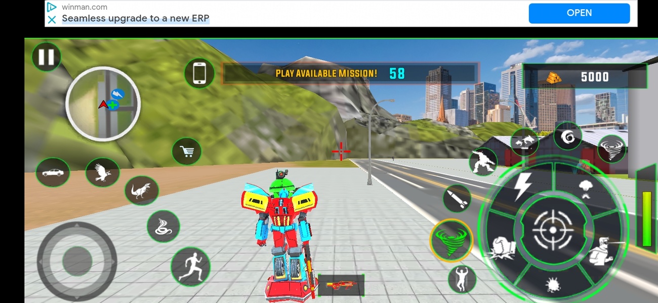 Flying Dino Transform Robot: Dinosaur Robot Games - Preview 15