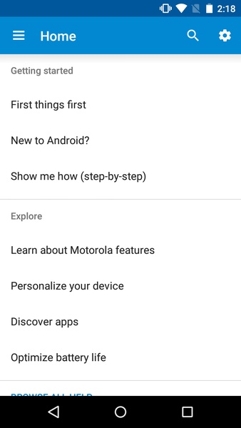 Motorola Help - Preview 1