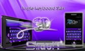 SlideIT Purple 3D Skin screenshot 4