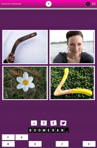 Chartbreakr Quiz 4 Pics 1 Song - Preview 1