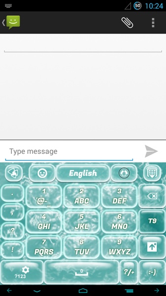 GO Keyboard 3D Water Theme - Preview 4