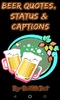 Beer Quotes in English - Drinking Cheers Status screenshot 1