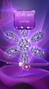 Purple Diamond Flower Zipper Lock Pattern screenshot 8