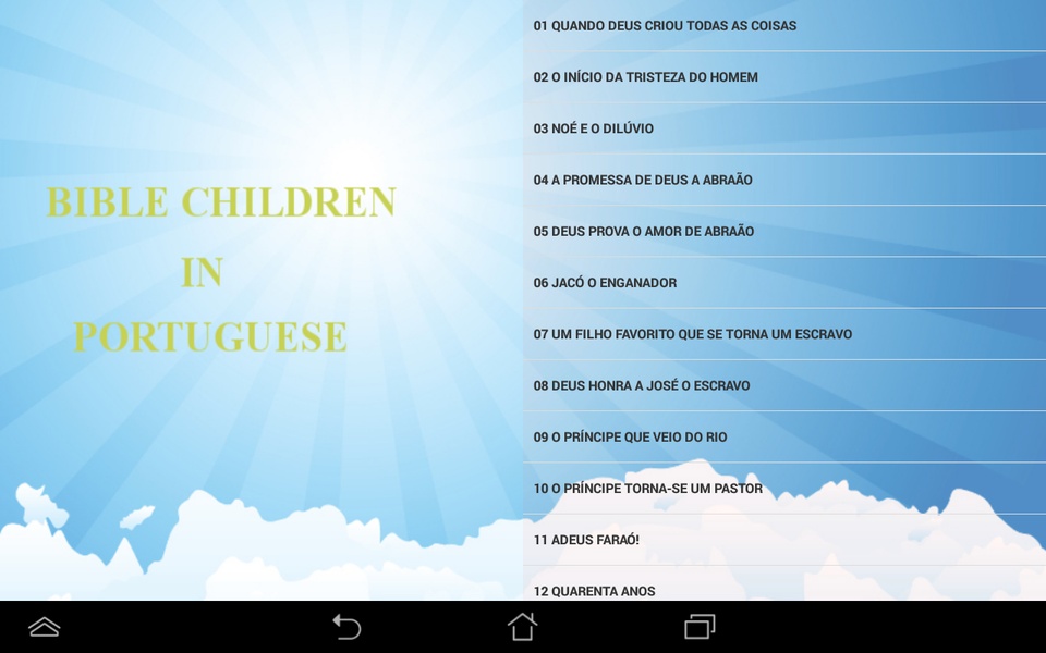 Bible For Children in Portuguese - Preview 4