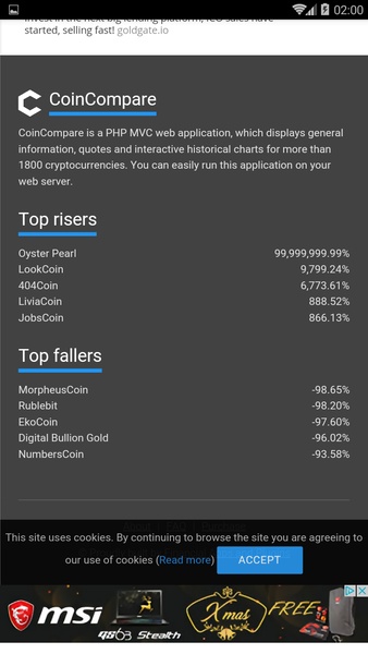 Coin Compare - Cryptocurrency Exchange - Preview 9