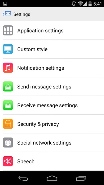Handcent 6 Skin iOS7 - Preview 5