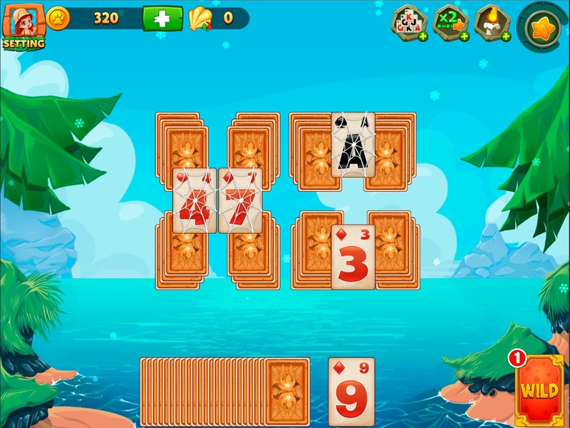Solitaire Tripeaks - Lost Worlds - Preview 1