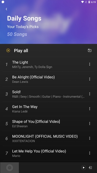 Free Music Player - Preview 2
