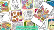 Kawaii Color by Number Book screenshot 3