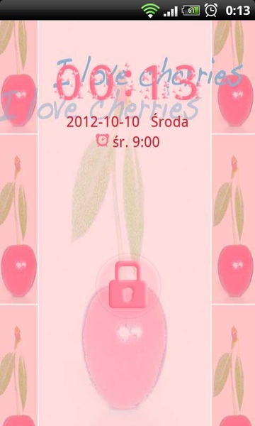 GO Locker Theme Cherries - Preview 1