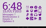 Stamped Purple Icons screenshot 4