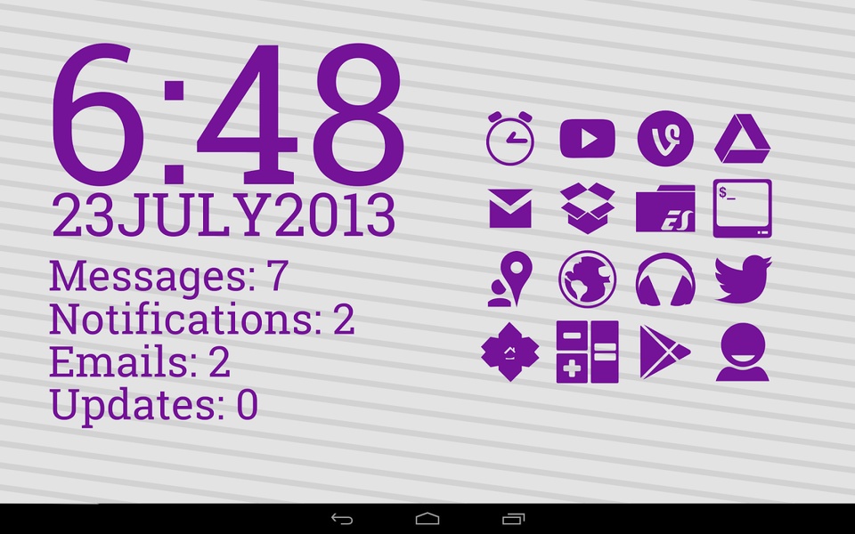 Stamped Purple Icons - Preview 4