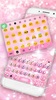 Girly Pink Pearl Keyboard Them screenshot 4
