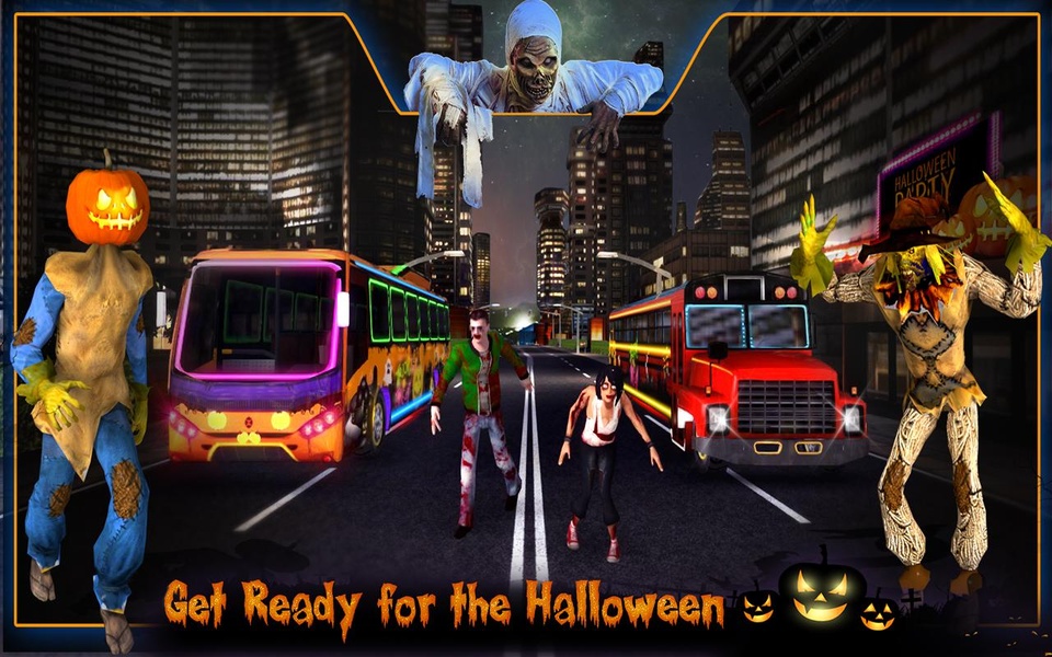 Halloween Party Bus Driver 3D - Preview 10
