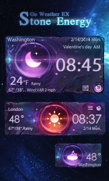 Widget Stone Energy Style GO Weather EX - Preview 2