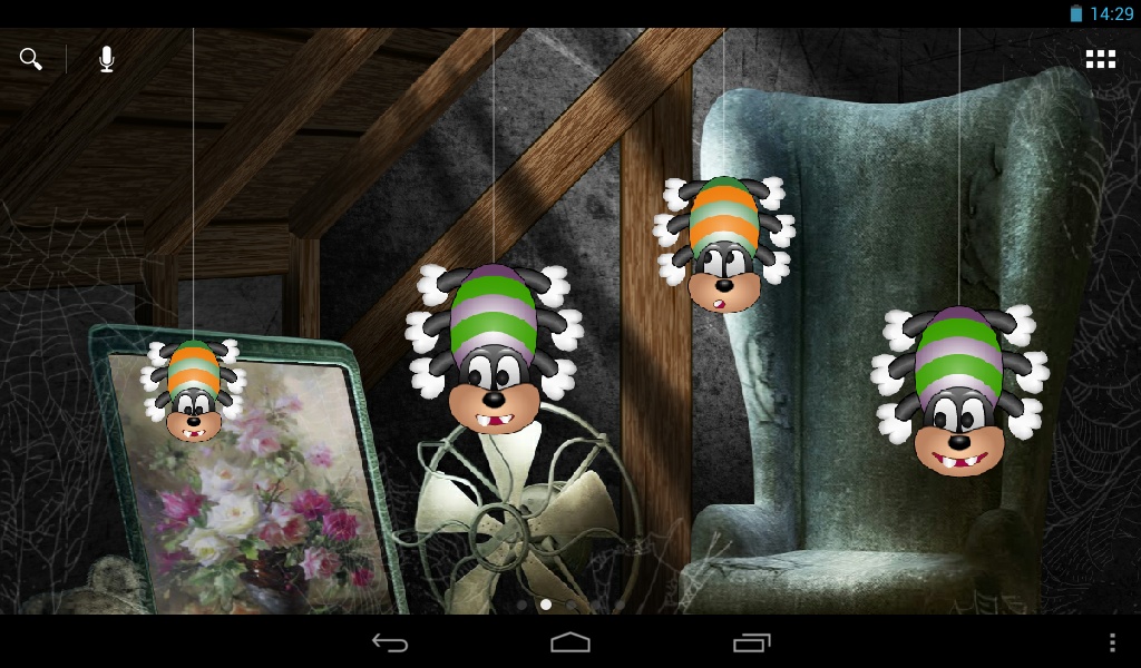 Funny spiders Live Wallpaper - Preview 2