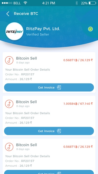 RitzPay Bitcoin Wallet - Preview 2