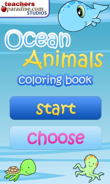 Ocean Animals Coloring Book - Preview 7
