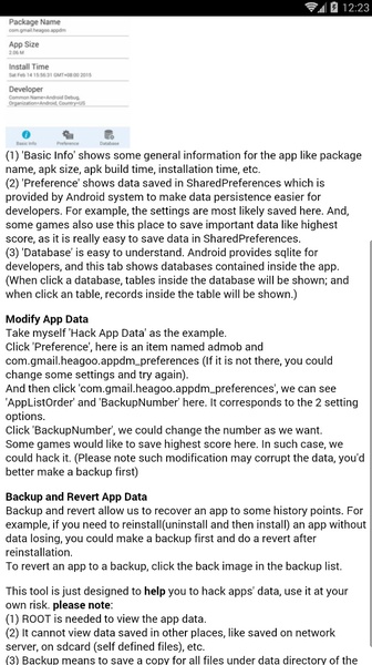 Hack App Data - Preview 1