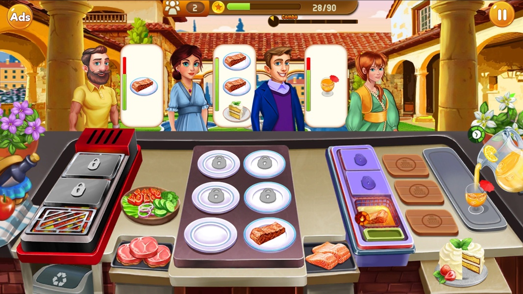 Jogos de cozinhar doces para fazer bolos - Jogo de restaurante de chef de  sobremesa::Appstore for Android