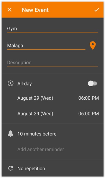 Simple Calendar - Preview 1