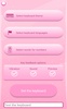 Pink Love Keyboard Theme screenshot 2