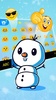 Snowman Hugs Keyboard Theme screenshot 2