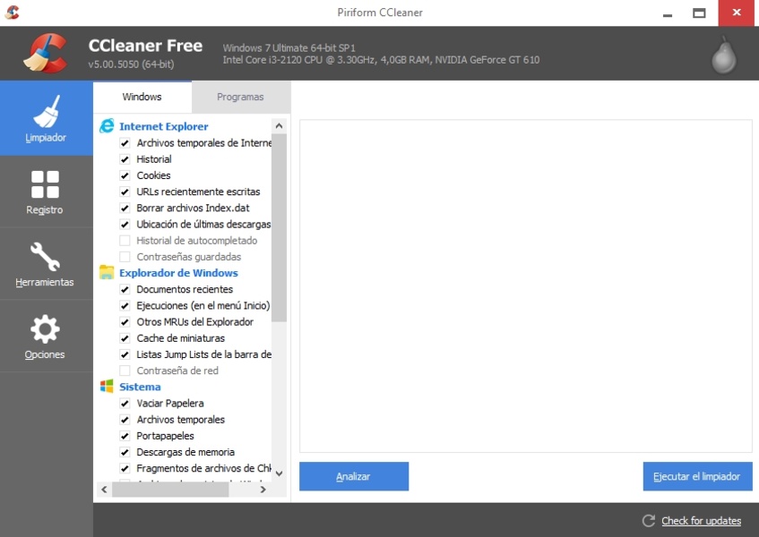 CCleaner Portable For Windows - Download It From Uptodown For Free