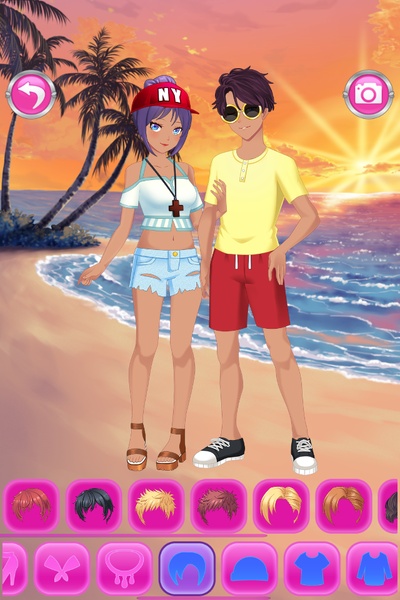 Anime Couples Dress Up Game - Preview 1