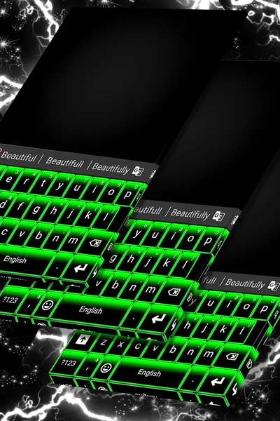 Neon Green Keyboard - Preview 3