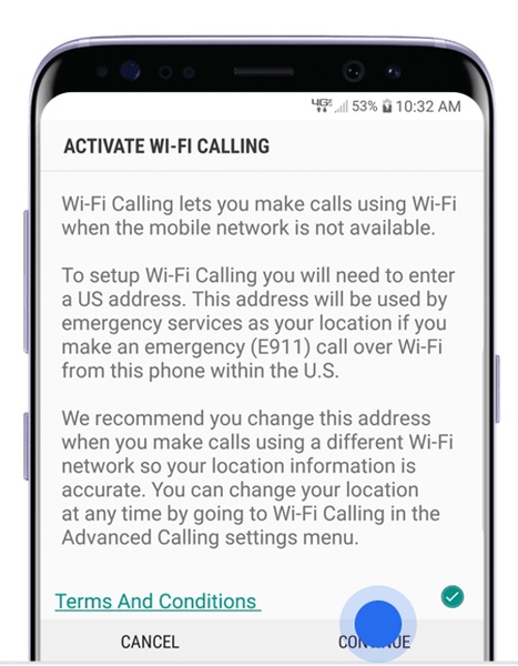 Samsung Wi-Fi Calling - Preview 3