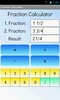 Fraction Calculator screenshot 1