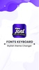 Fonts Keyboard screenshot 1
