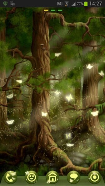 GO Launcher EX Theme Forest - Preview 3