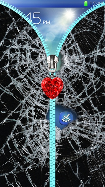 Broken Glass Lock Screen - Preview 1