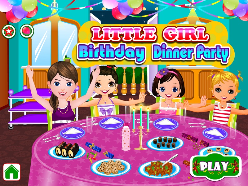 Little Girl Birthday Dinner Party - Preview 9