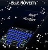 Blue Novelty GO Keyboard Theme screenshot 9