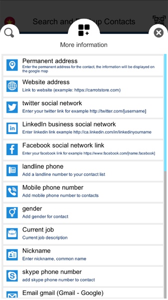 Contacts store - Preview 5