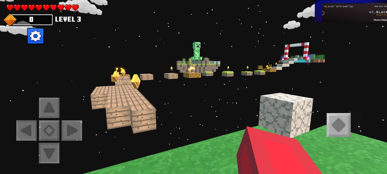 Baixe Craft Parkour: 3D Blocky Race no PC com MEmu