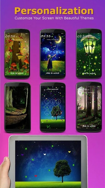 Lockscreen - Butterfly & Firefly - Preview 4