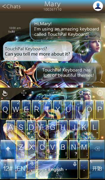 TouchPal SkinPack StarsLibra - Preview 1