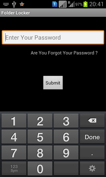 Folder Locker - Preview 1
