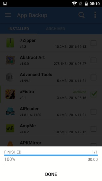 App Backup and Restore - Preview 2