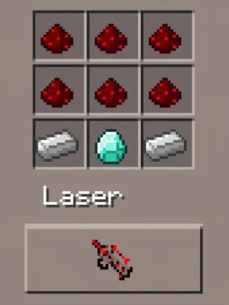 Laser Gun Mod MCPE - Preview 1