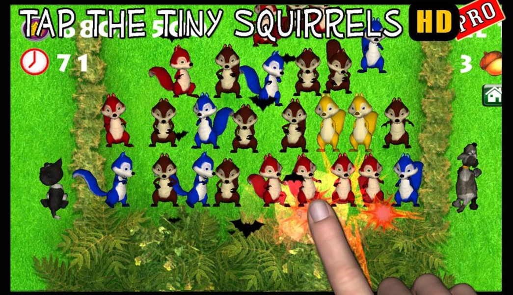 Tap The Tiny Squirrels HD Pro - Preview 7