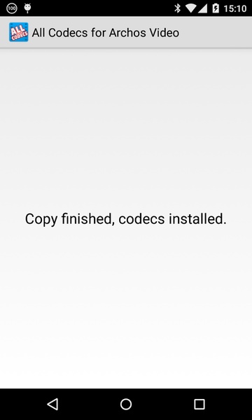 All codecs for Archos Video - Preview 1
