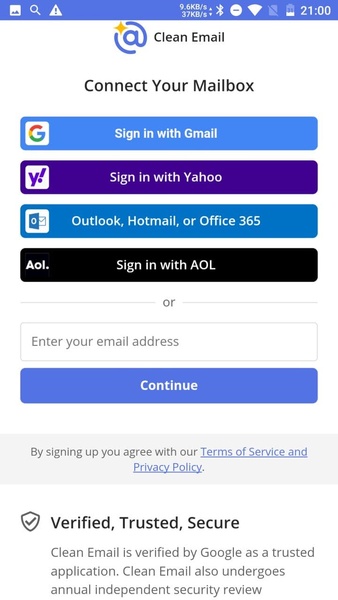 CleanEmail - Preview 1