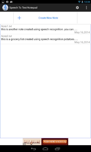Speech To Text Notepad - Preview 1