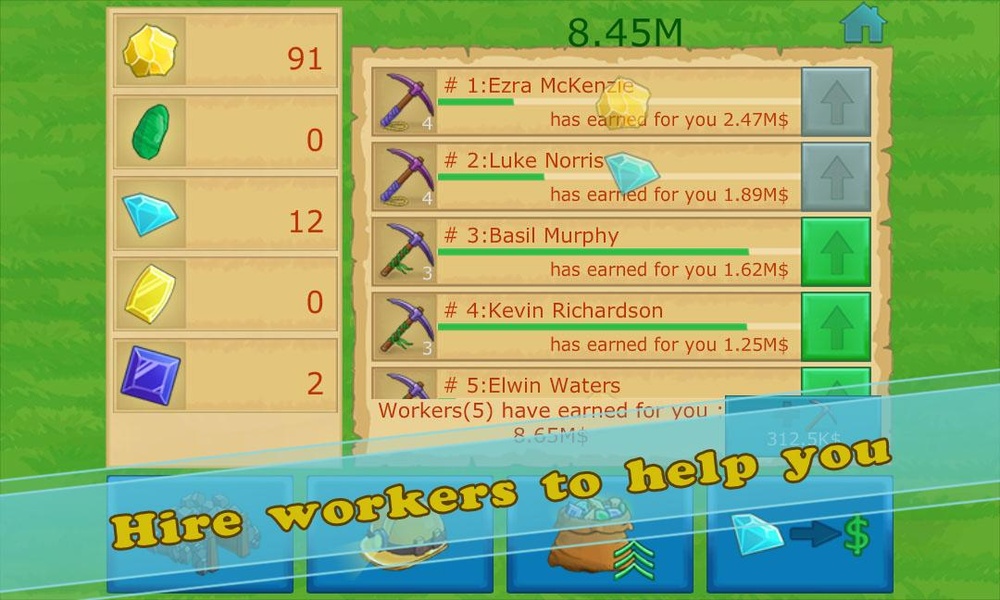 Gold gem idle - Preview 4