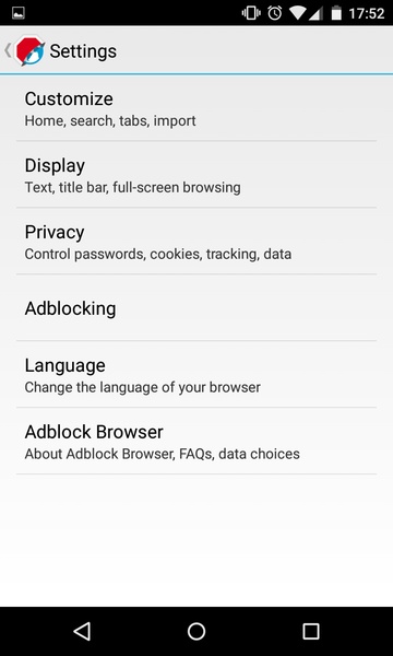 Adblock Browser - Preview 4